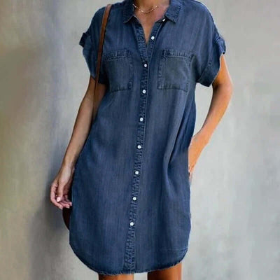 Alma® | Vestido de Denim Suave