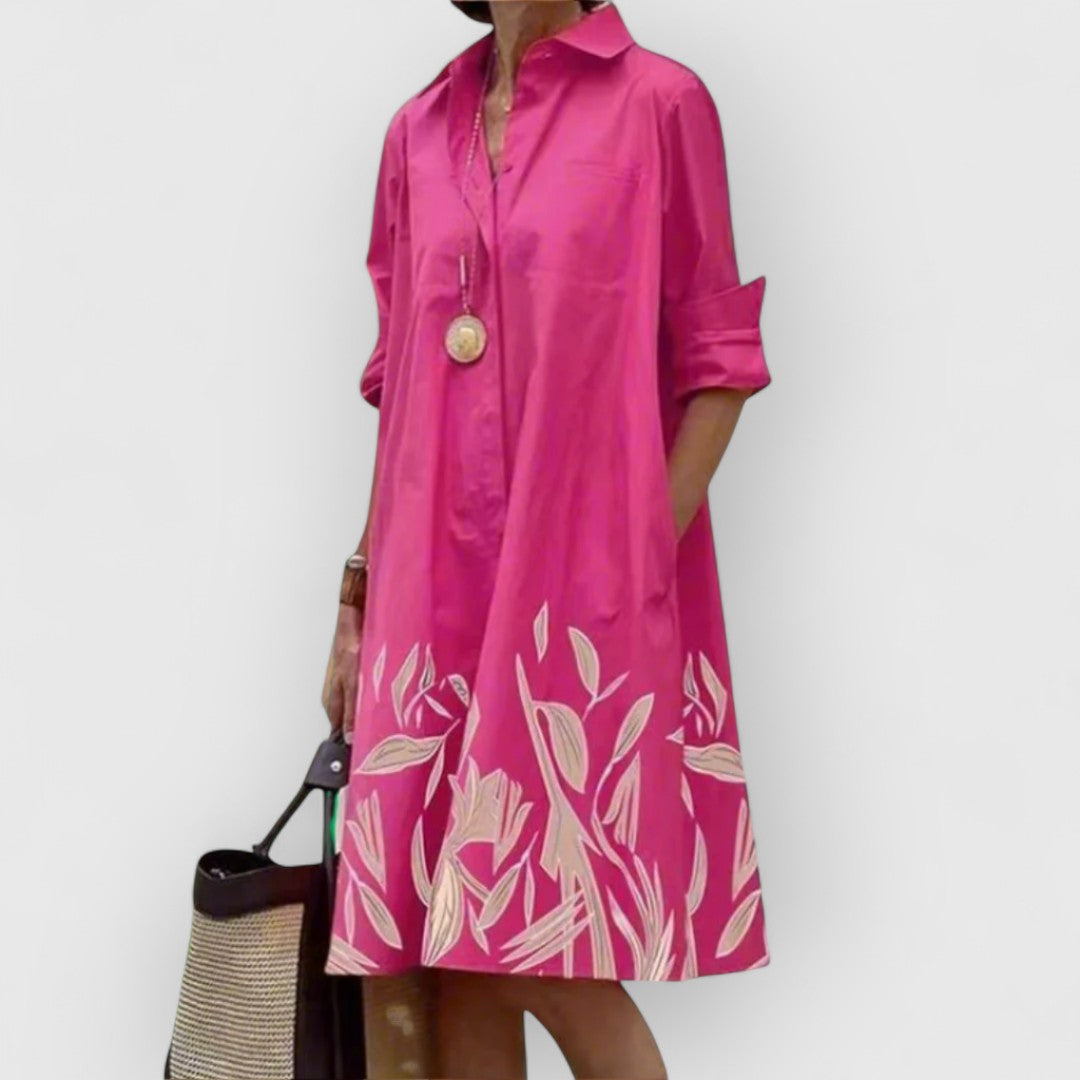 Emilia® | Vestido Elegante Rosa