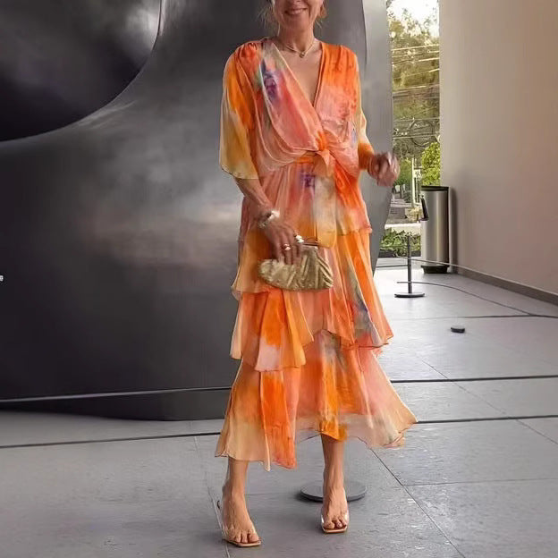 Aitana® | Vestido Floral en Capas