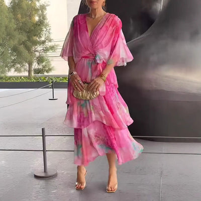 Aitana® | Vestido Floral en Capas