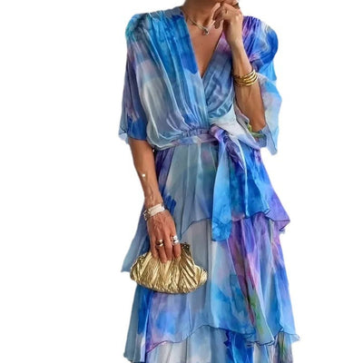 Aitana® | Vestido Floral en Capas