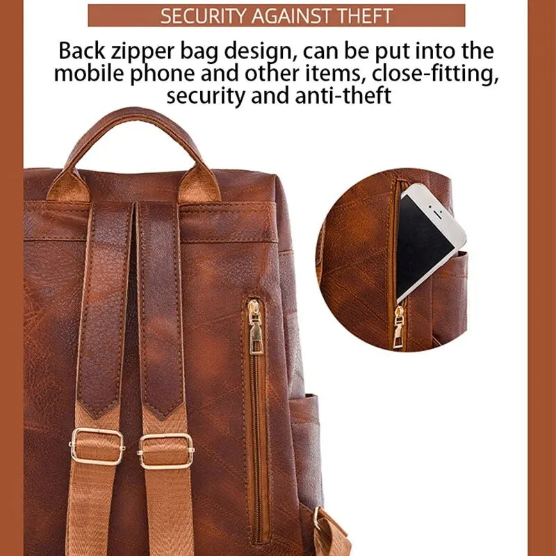 Milagros® | Bolsa de Mujer Vintage de Cuero